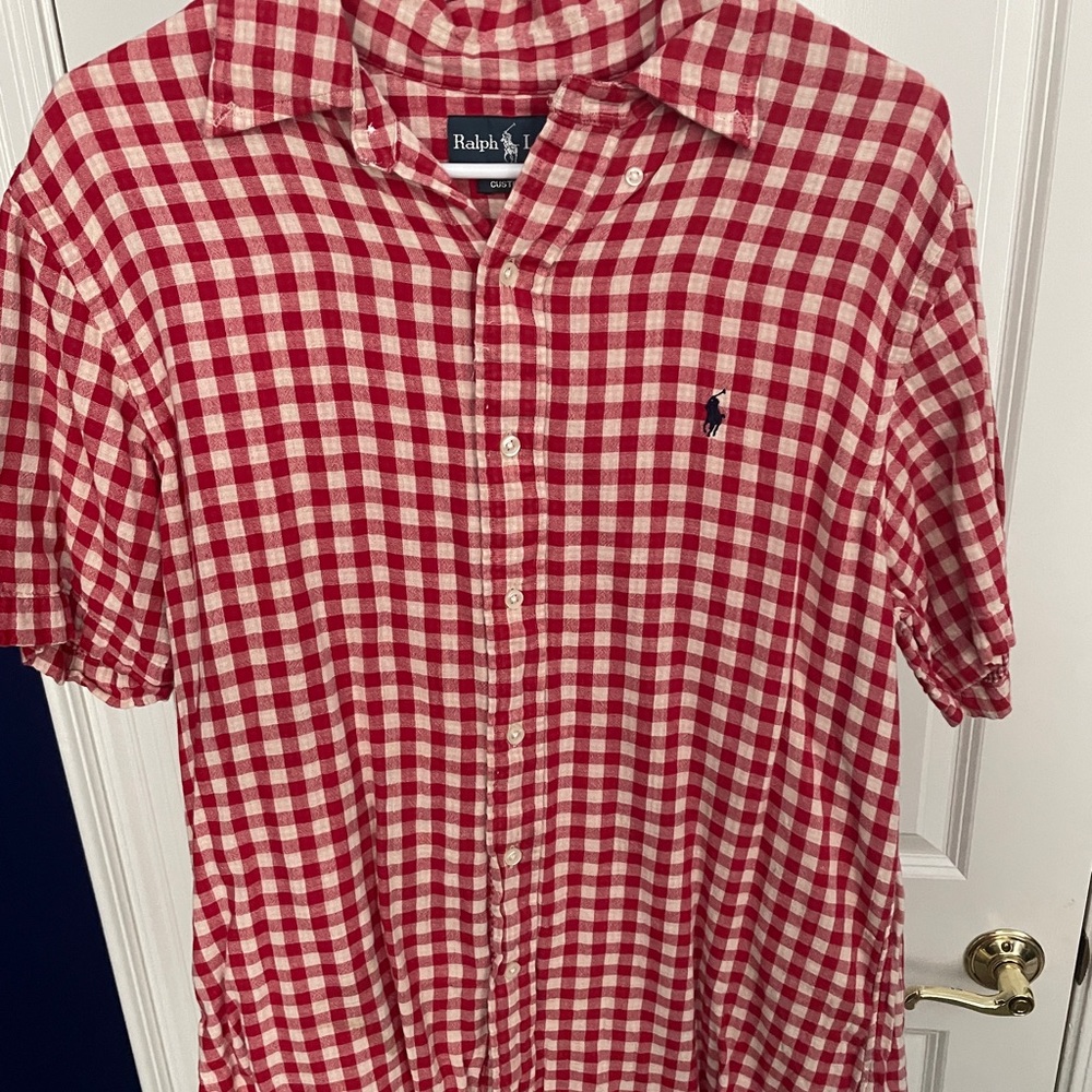 POLO shirt sleeve button down very good condition